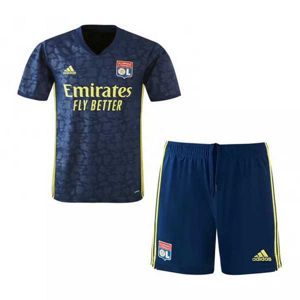 Trikot Lyon Ausweich Kinder 2020-21 Blau